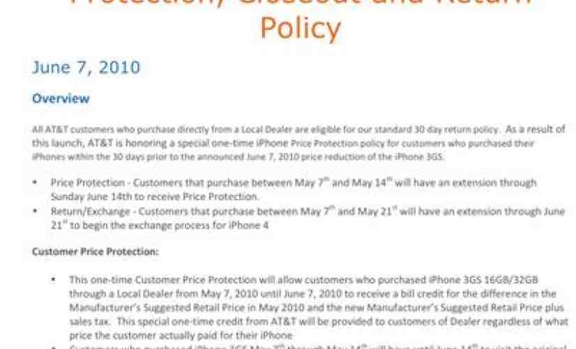 AT&T to offer rebate or exchange to recent iPhone 3GS buyers