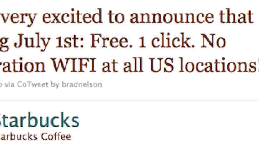 Starbucks cutting the chains, offering free Wi-Fi nationwide