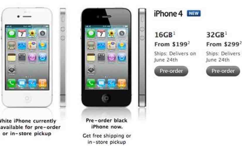 AT&T sells out of iPhone 4 pre-orders for launch day