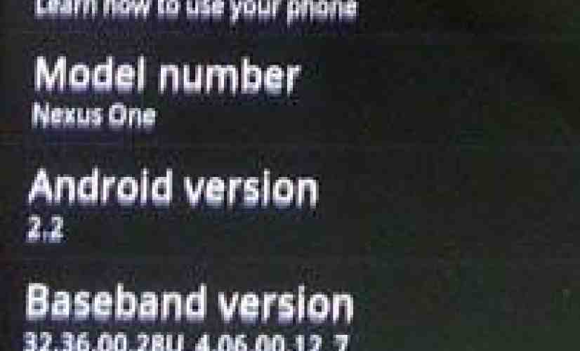 Android 2.2 build FRF72 leaks for Nexus One, T-Mobile owners rejoice