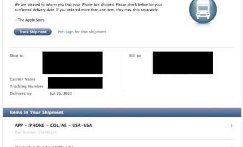 Yay! iPhone 4 pre-orders shipping