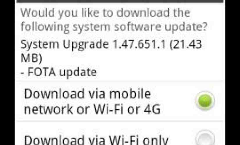 EVO 4G gets an OTA update, rumored to fix Wi-Fi issues