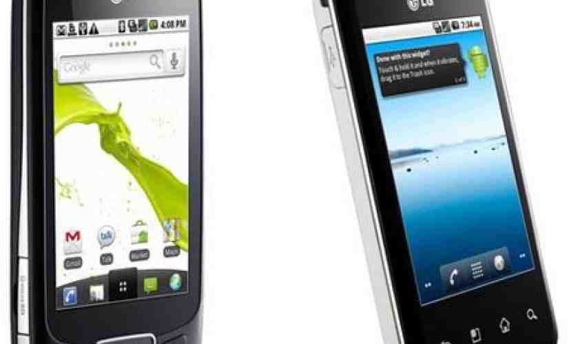 LG debuts Optimus line of phones, One and Chic running Android 2.2