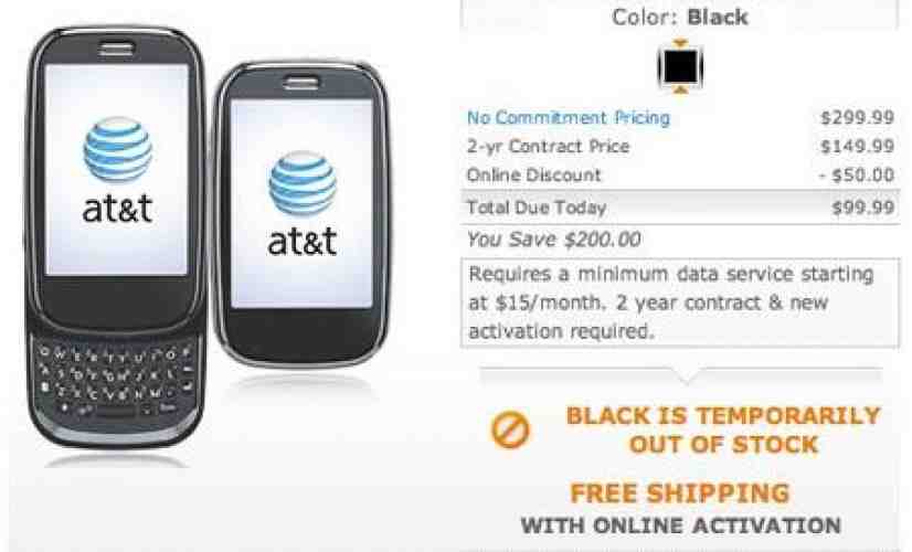 AT&T Pre Plus drops to $99.99 on contract