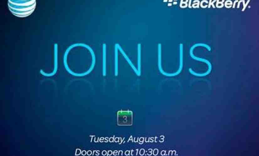 AT&T and RIM announce event on Aug. 3rd, Bold 9800 slider coming?