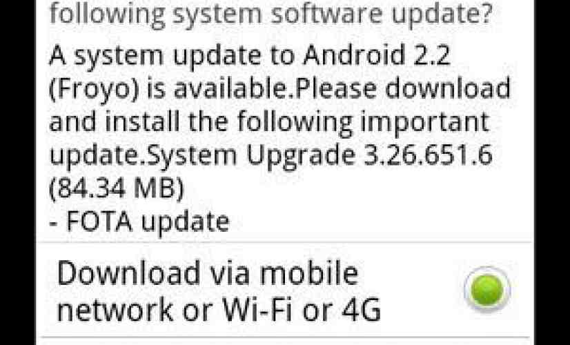 HTC EVO 4G getting Android 2.2 starting now