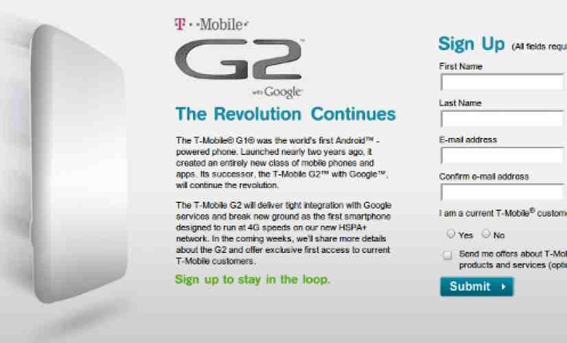 Official: G2 to be first HSPA Plus device on T-Mobile 