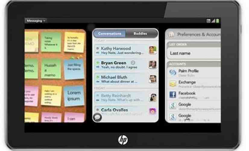 HP: webOS tablet coming in 