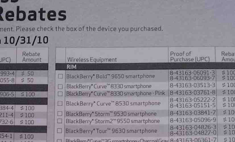 BlackBerry Curve 3G hitting Verizon in two colors