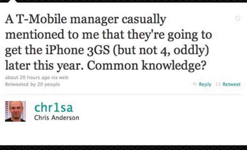 Rumor: T-Mobile to get iPhone 3GS later this year