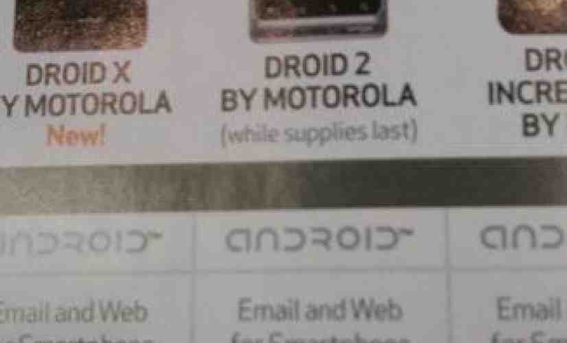 Rumor: DROID 2 to be discontinued to make way for global DROID 2