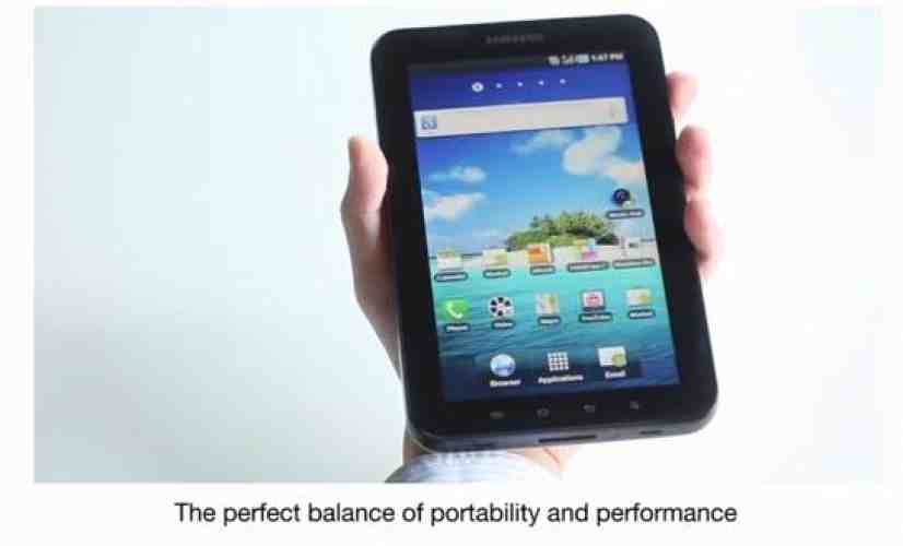 Galaxy Tab gets extensive hands-on video from Samsung