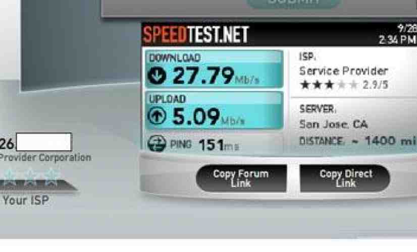 Verizon's LTE network yields speeds of 28 Mbps in unofficial test