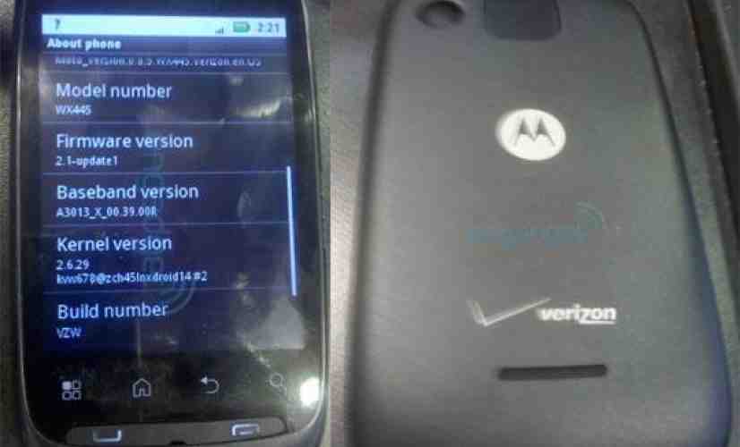 Rumor: Motorola Ciena is the lowest-specced Android in recent memory