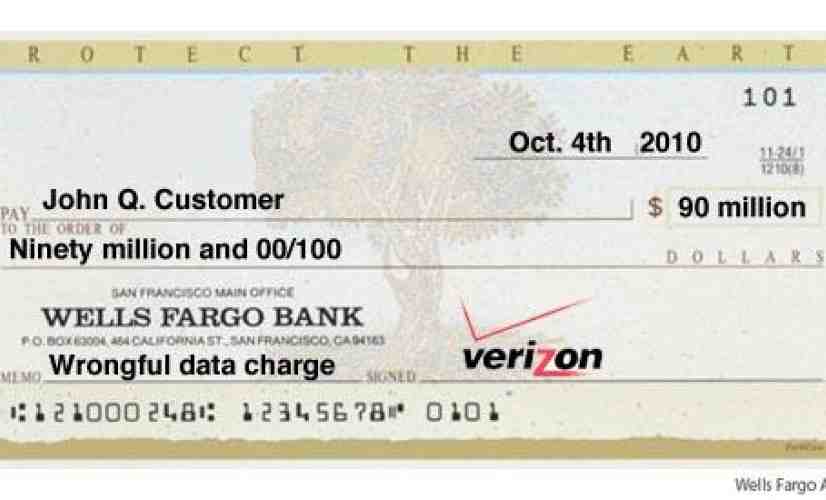 Verizon refunding $90 million to subscribers for wrongful data charges