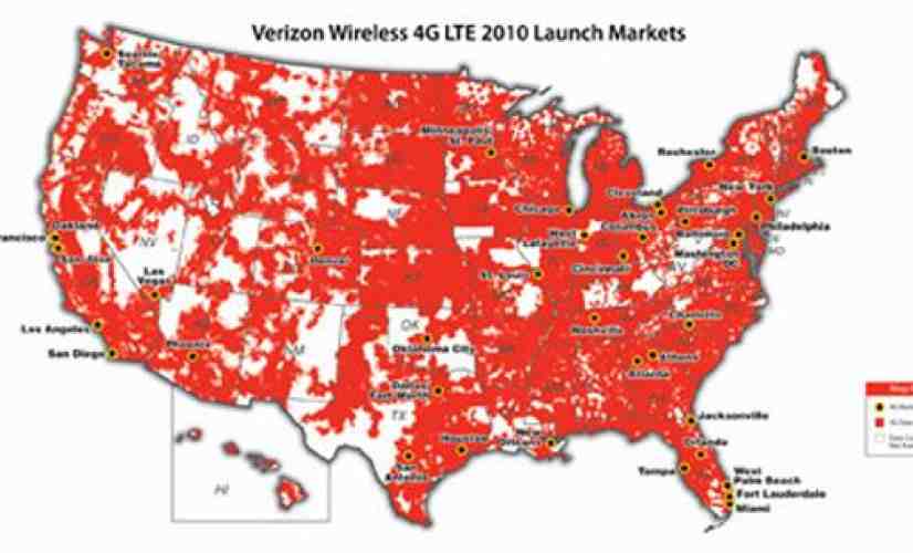 Verizon launching LTE in 38 markets by the end of 2010 