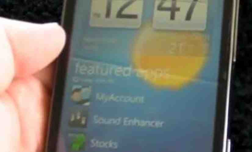 HTC Sense Hub for Windows Phone 7 demoed on an HD7