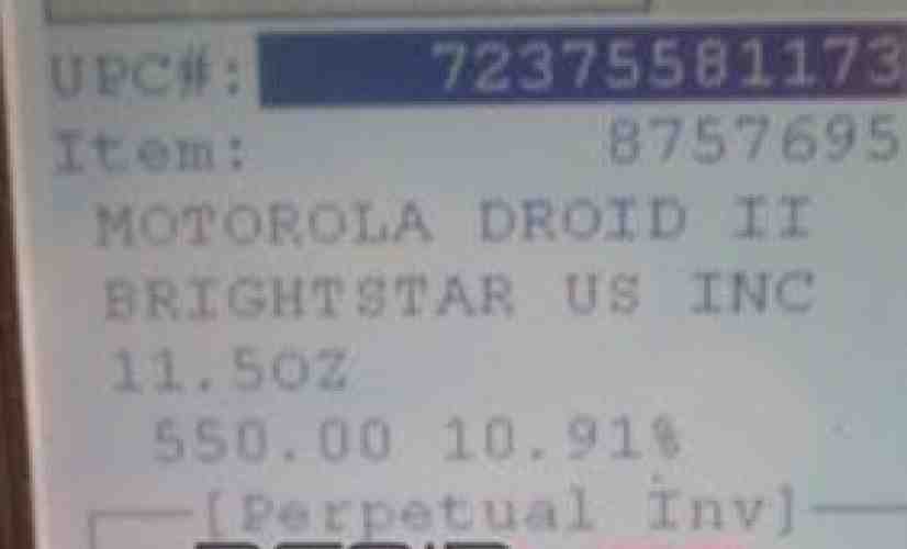 DROID 2 Walmart recall signals impending DROID 2 Global launch?