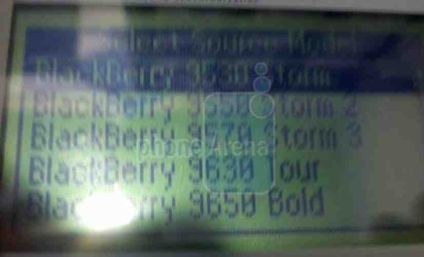 BlackBerry Storm 3 appears in Verizon systems