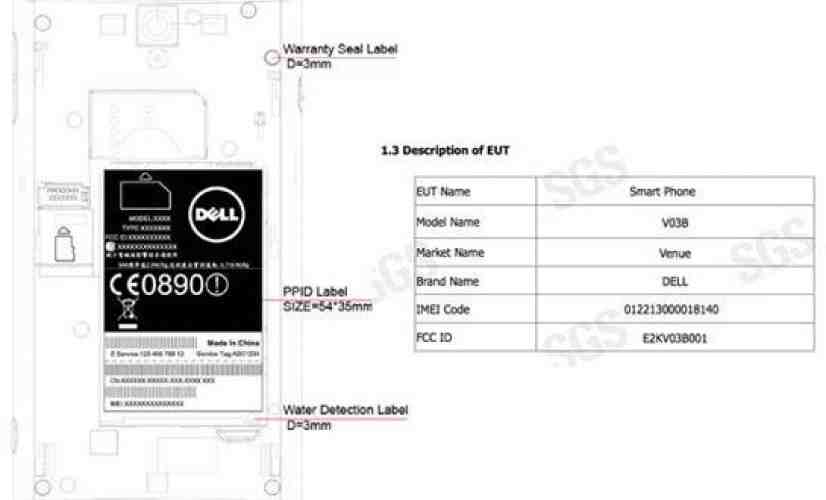 Dell Venue slides through the FCC, don't call it the Thunder