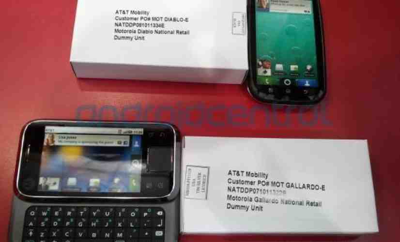 AT&T Motorola FLIPSIDE and BRAVO mocks arriving at Costco