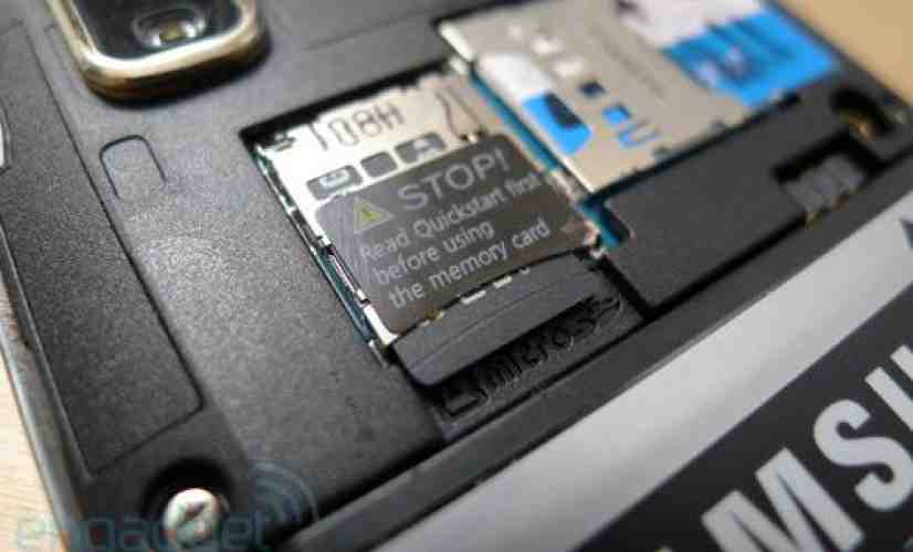 Samsung Focus having microSD card reliability issues