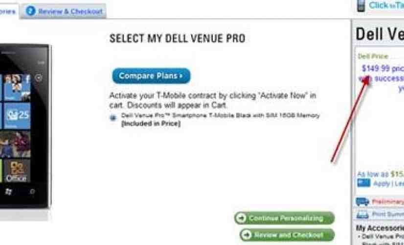 Venue Pro spied on Dell's site, said to be shipping on Dec. 14th for $149.99