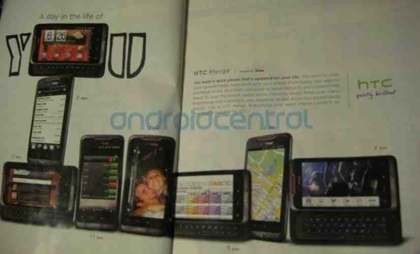 HTC Merge continues to leak, now appearing in magazine ads
