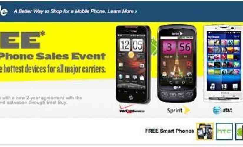 Best Buy has free smartphones in Dec.
