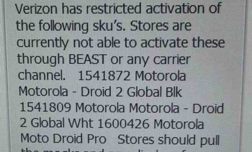 Exclusive: Best Buy freezes sales of DROID 2 Global and DROID Pro [UPDATED]