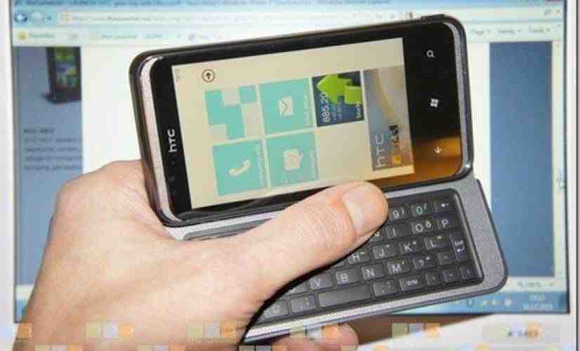 HTC 7 Pro spotted in the wild with GSM innards and early 2011 launch