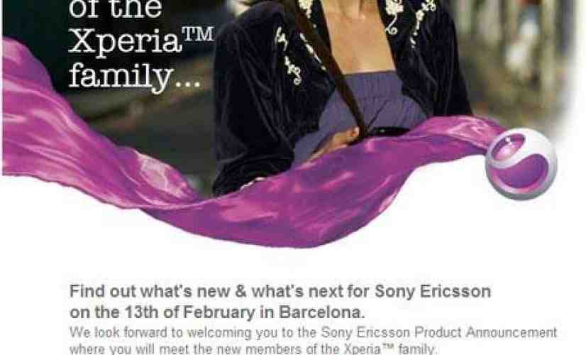 Sony Ericsson promises new XPERIA handsets at MWC in February