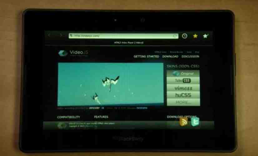 BlackBerry PlayBook shows off its Flash and multimedia capabilities on video [UPDATED]
