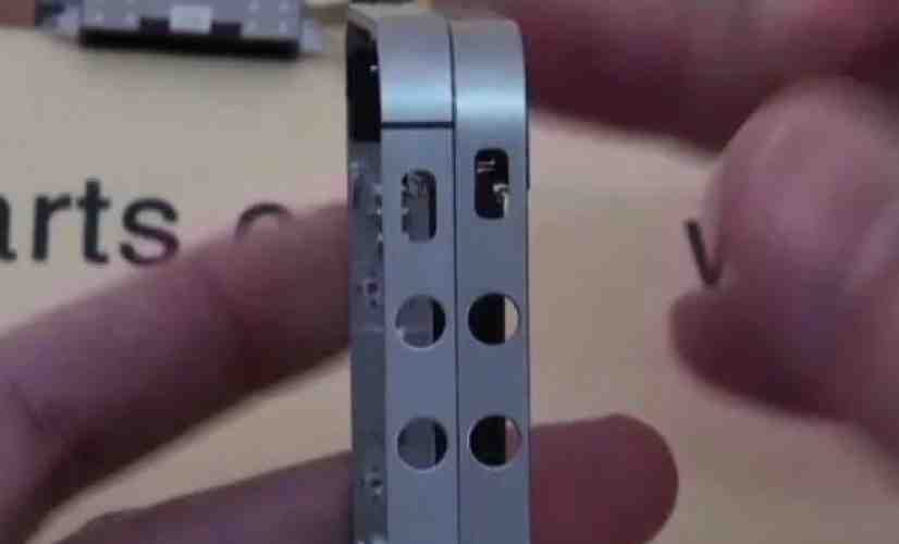 Rumor: New iPhone 5 Casing on video: The New iPhone or Verizon model?