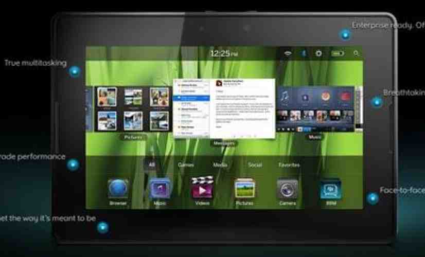 BlackBerry PlayBook coming loaded with Sprint 4G this summer