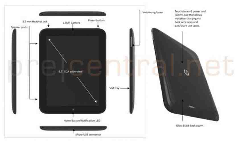 HP/Palm Topaz tablet leaks again, this time with spec sheet in tow [UPDATED]