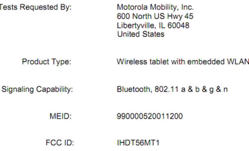 New Motorola XOOM models appear: WiFi-only in FCC, silver version in Dubai