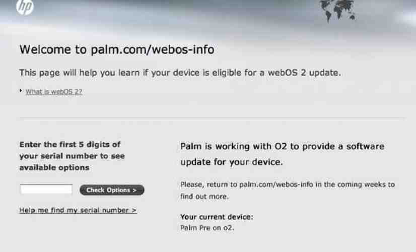 Palm Pre Plus getting webOS 2 after all?