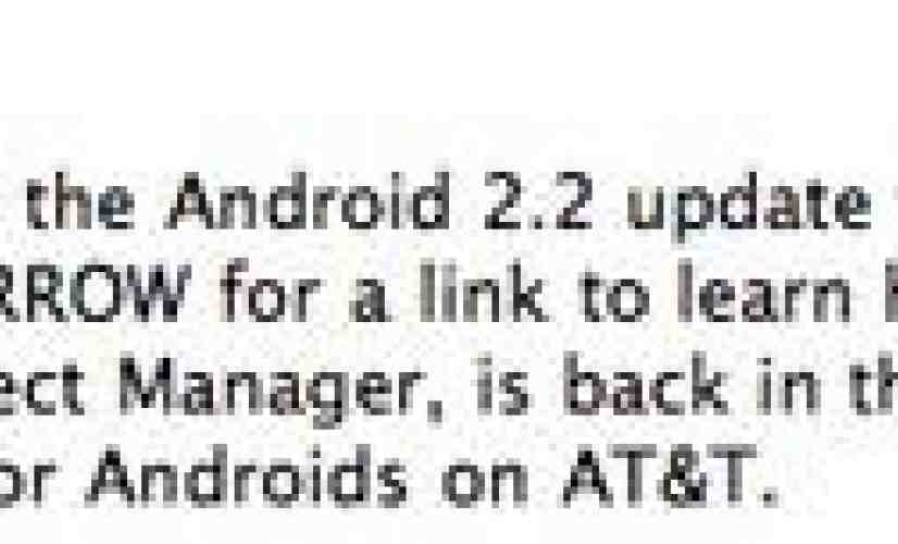 HTC Aria Android 2.2 upgrade arriving tomorrow, Feb. 25th