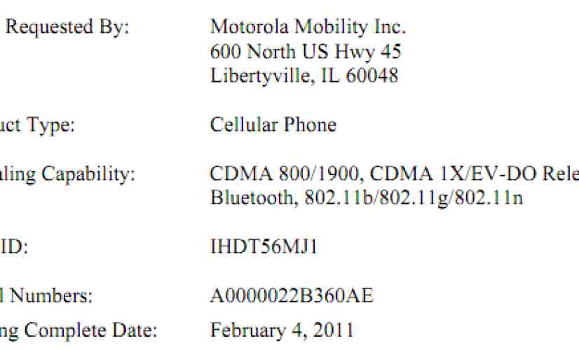 Motorola DROID X2 spotted in the FCC?