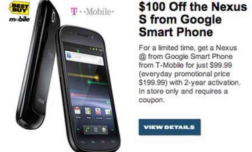 Nexus S is $100 cheaper at Best Buy for a limited time