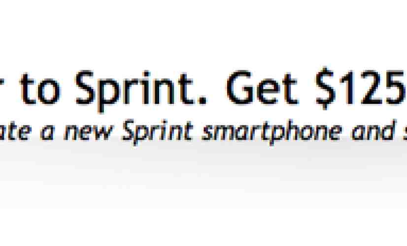 Sprint offering up to $125 in service credit for porting a number in