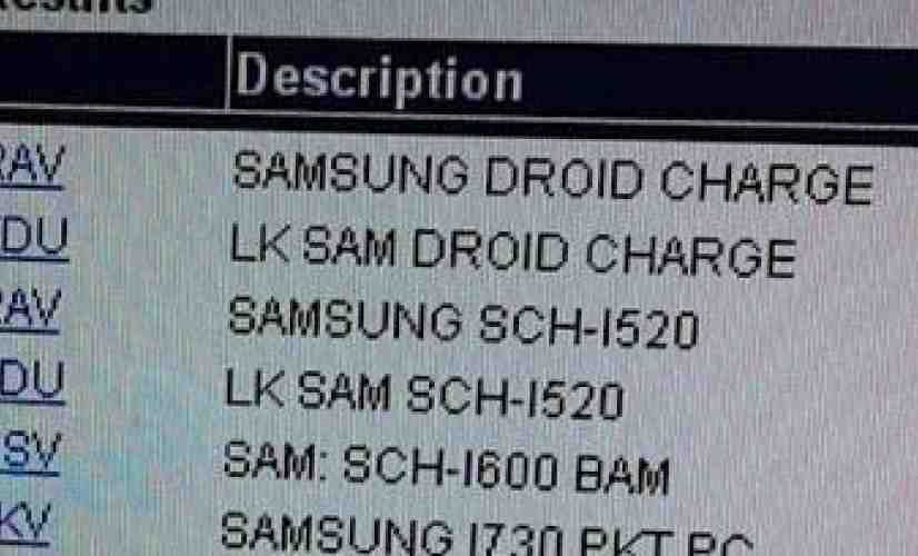 Evidence of Samsung 4G LTE becoming Samsung DROID Charge emerges?