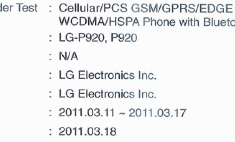 LG Optimus 3D spotted in the FCC with support for T-Mobile 3G