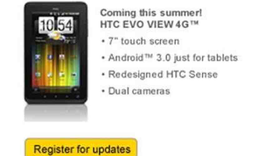 HTC EVO View 4G set to launch with Android 3.0 in tow? [UPDATED]