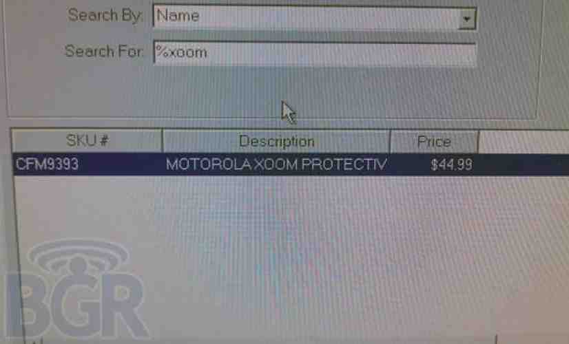 More evidence of a Sprint-branded Motorola XOOM emerges