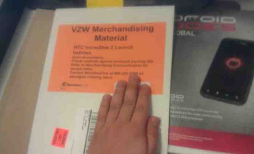 HTC DROID Incredible 2 marketing materials begin infiltrating Verizon stores