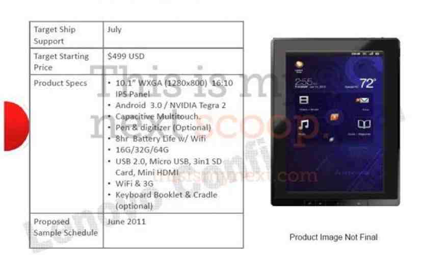 Lenovo planning to launch Honeycomb-powered ThinkPad Tablet later this year?