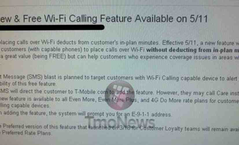 T-Mobile to introduce unlimited WiFi calling on May 11th, more new features coming later in the month