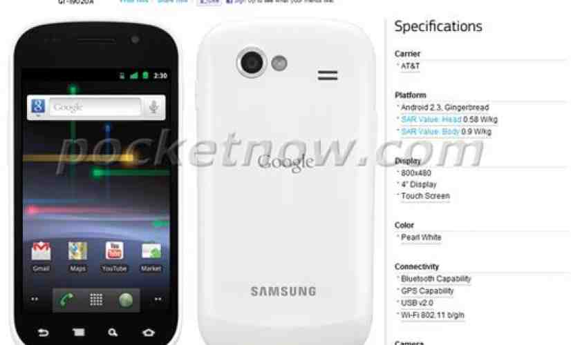 Nexus S for AT&T nearly ready to be released?
